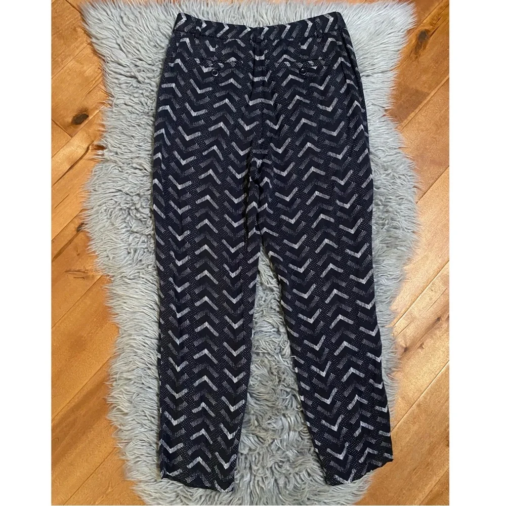 Madewell Printed Delancey Trousers Pants Size 0 - Picture 3 of 4